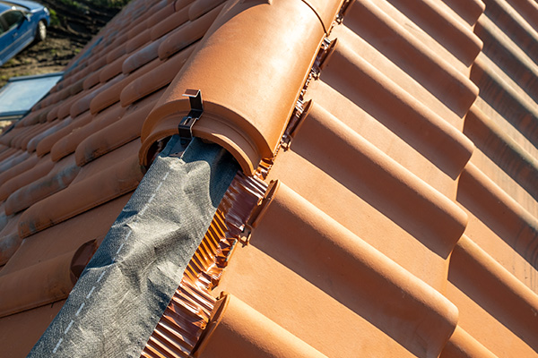 roof tiles with underlayment showing installation process for weather protection and durability in roofing projects 10 tips for roof care
